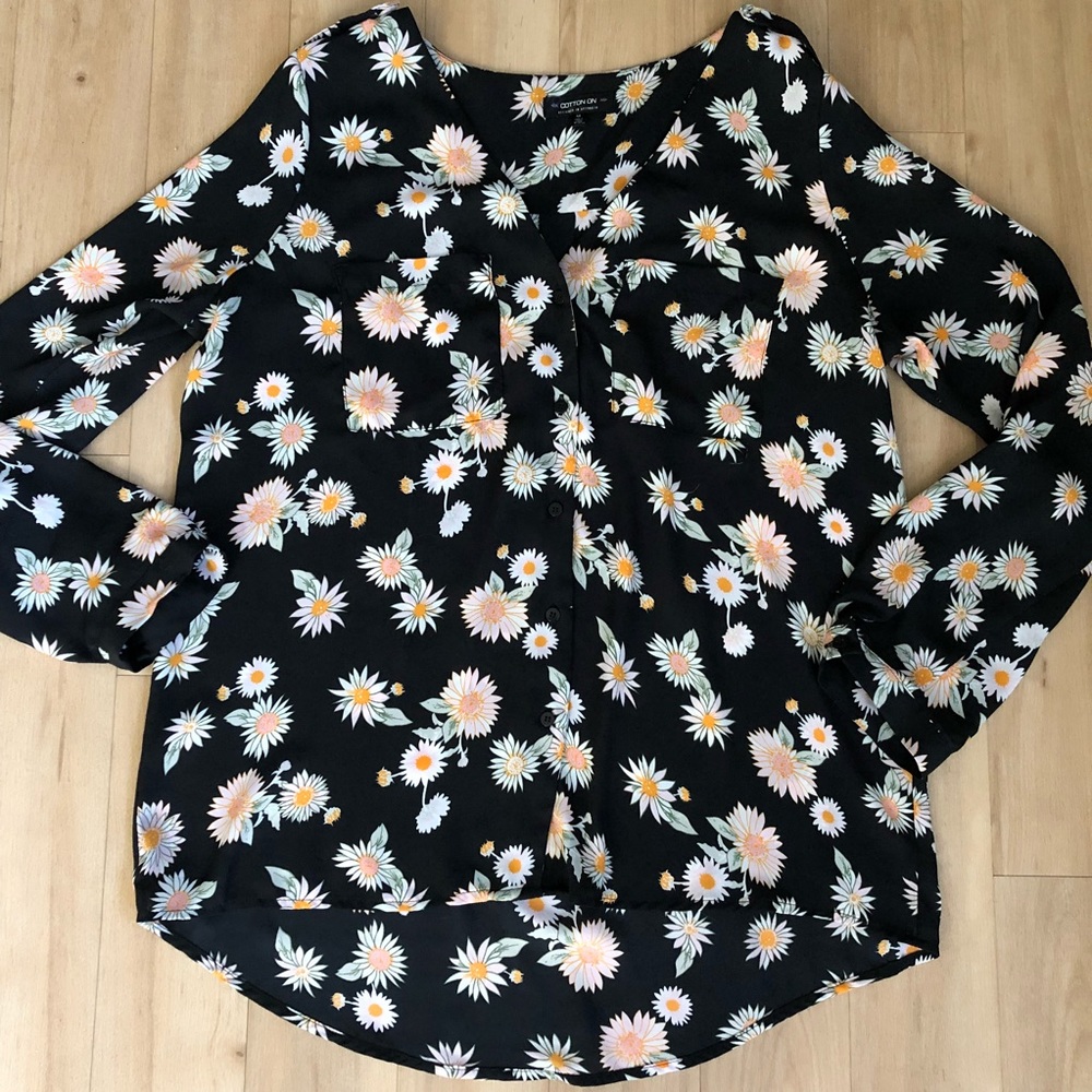 Floral Button Down Shirt